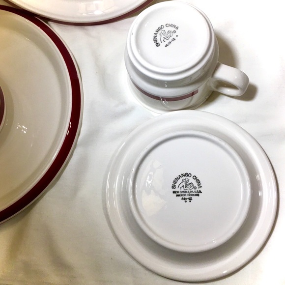 SHENANGO CHINA RESTAURANT WARE 5 pc PLACE SETTING - Picture 8 of 11